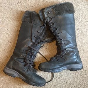 North face tall insulated boots